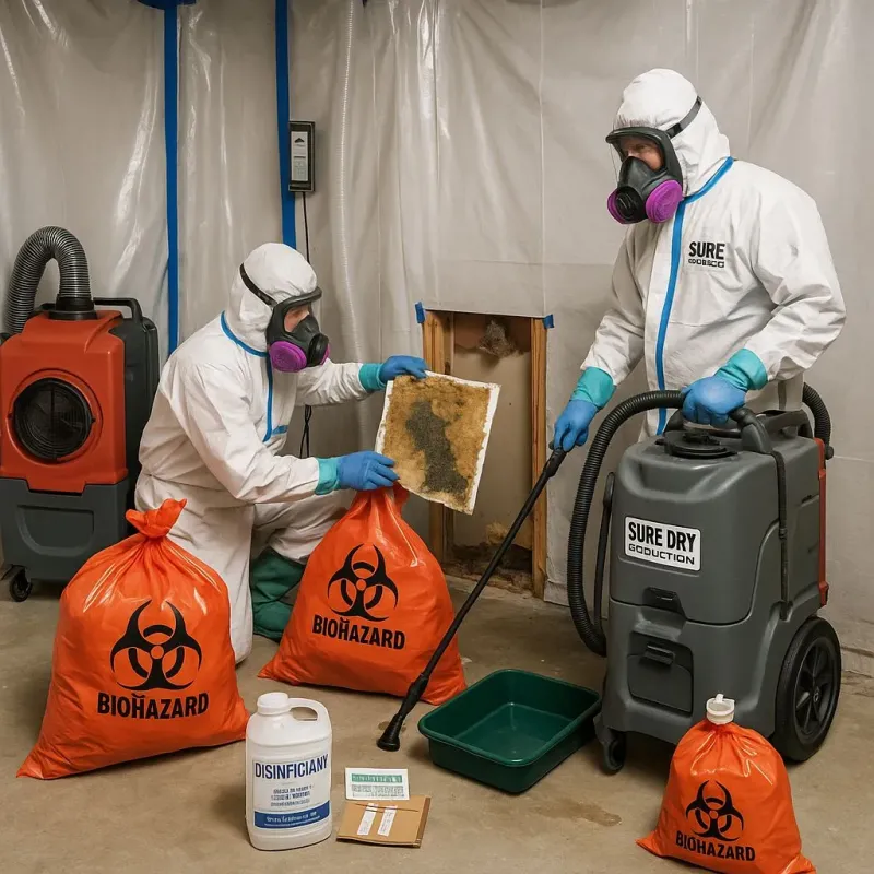 Contaminated Water Handling Protocols process in Windsor, VA